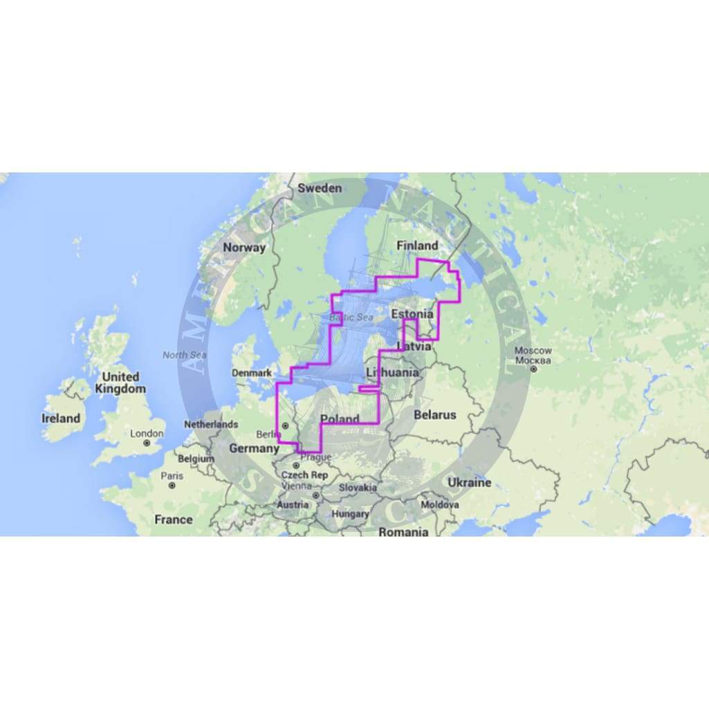 MapMedia Navionics Wide Vector Chart: WVNEN16MAP - South Baltic