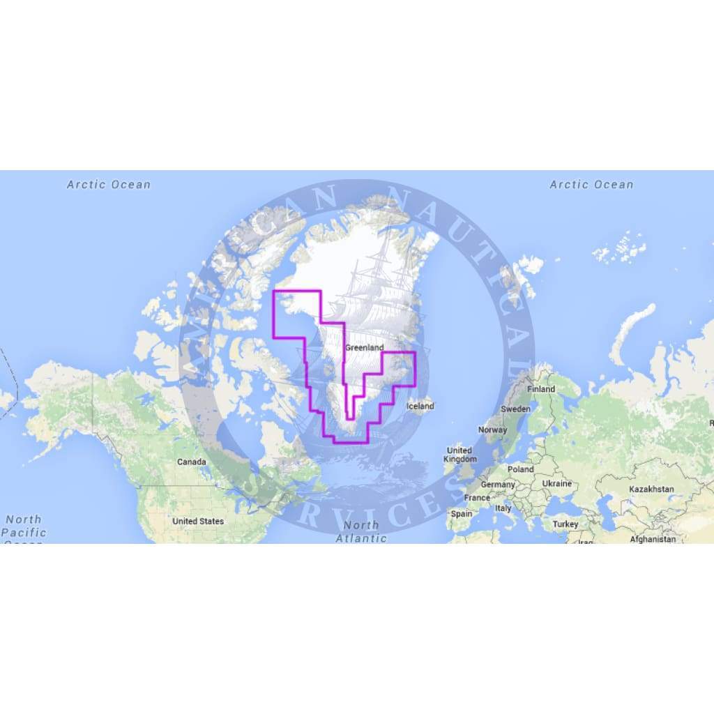 MapMedia Navionics Wide Vector Chart: WVNEN21MAP - Greenland