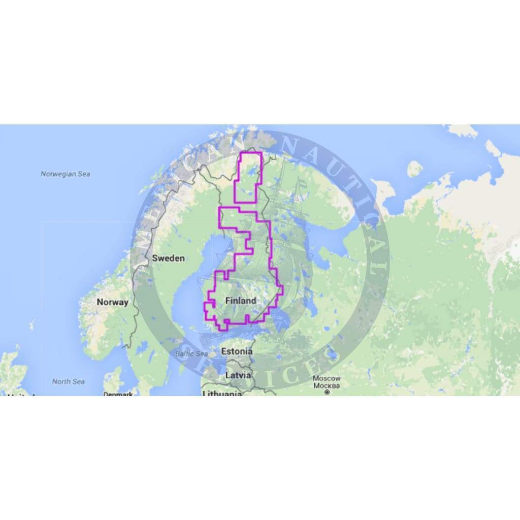 MapMedia Navionics Wide Vector Chart: WVNEN51MAP - Finnish lakes