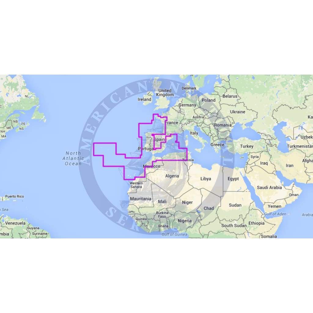 MapMedia Navionics Wide Vector Chart: WVNEW31MAP - Iberia