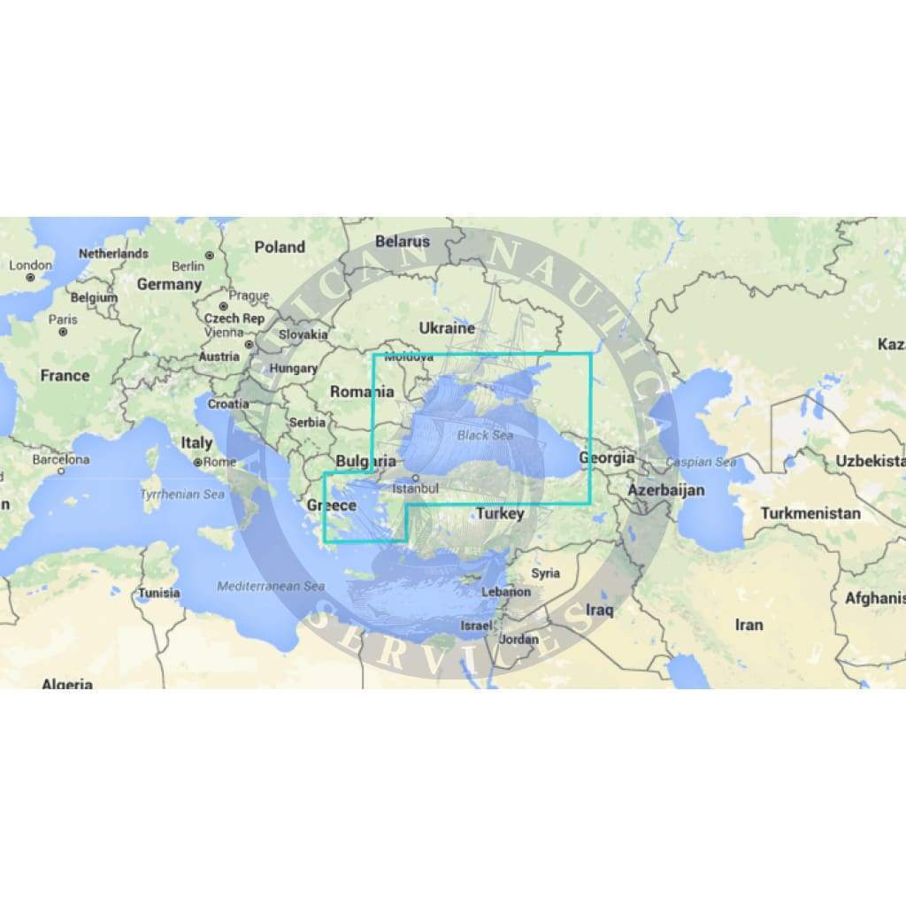 MapMedia Wide Raster Chart: WRMEM35MAP - Black Sea (Update)