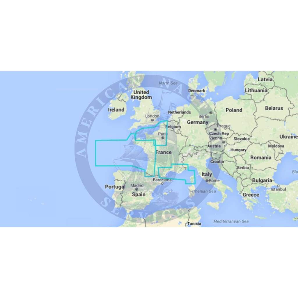 MapMedia Wide Raster Chart: WRMEW26MAP - France