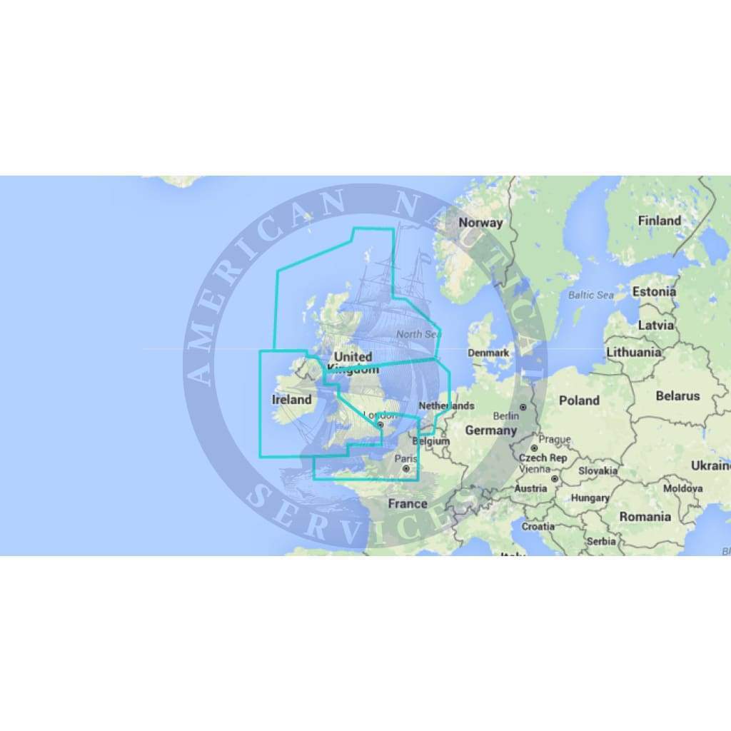 MapMedia Wide Raster Chart: WRMEW28MAP - UK - Ireland