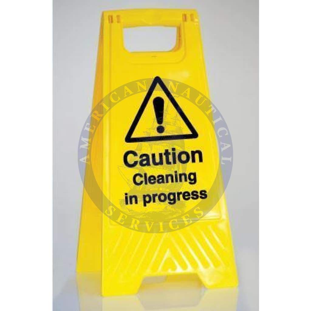 Marine Departmental Sign: A Frame – Caution Cleaning in Progress