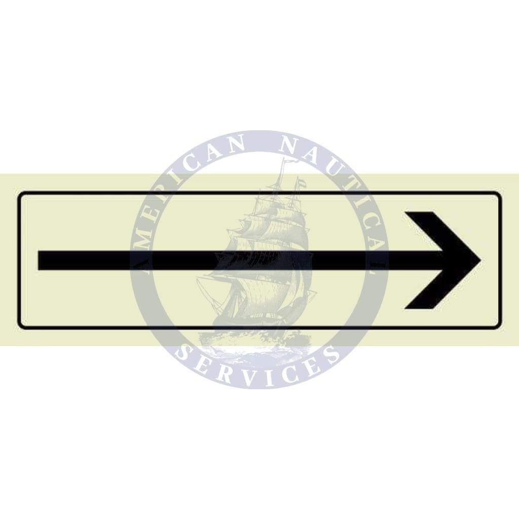 Marine Departmental Sign: Arrow