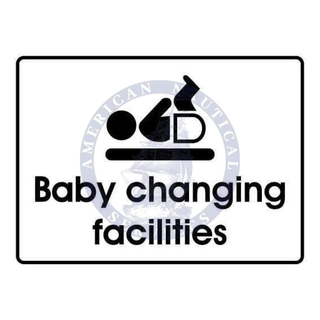 Marine Departmental Sign: Baby Changing Facilities
