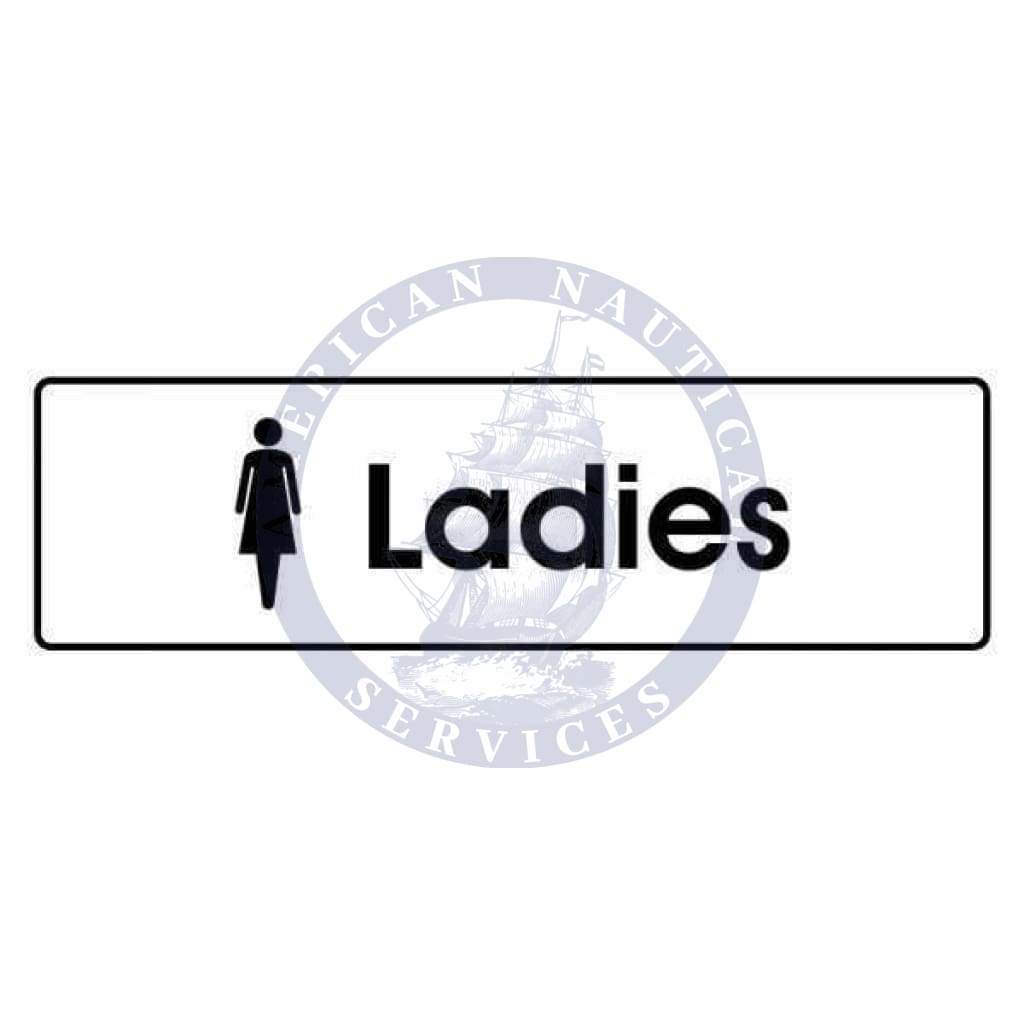 Marine Departmental Sign: Ladies With Symbol