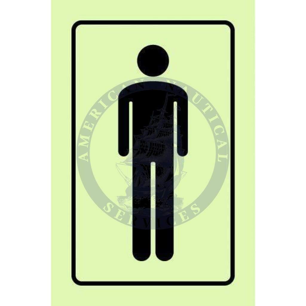 Marine Departmental Sign: Male Symbol