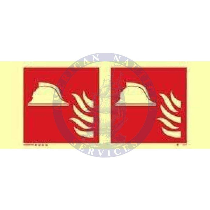 Marine Fire Equipment Sign: Panoramic Fire Point