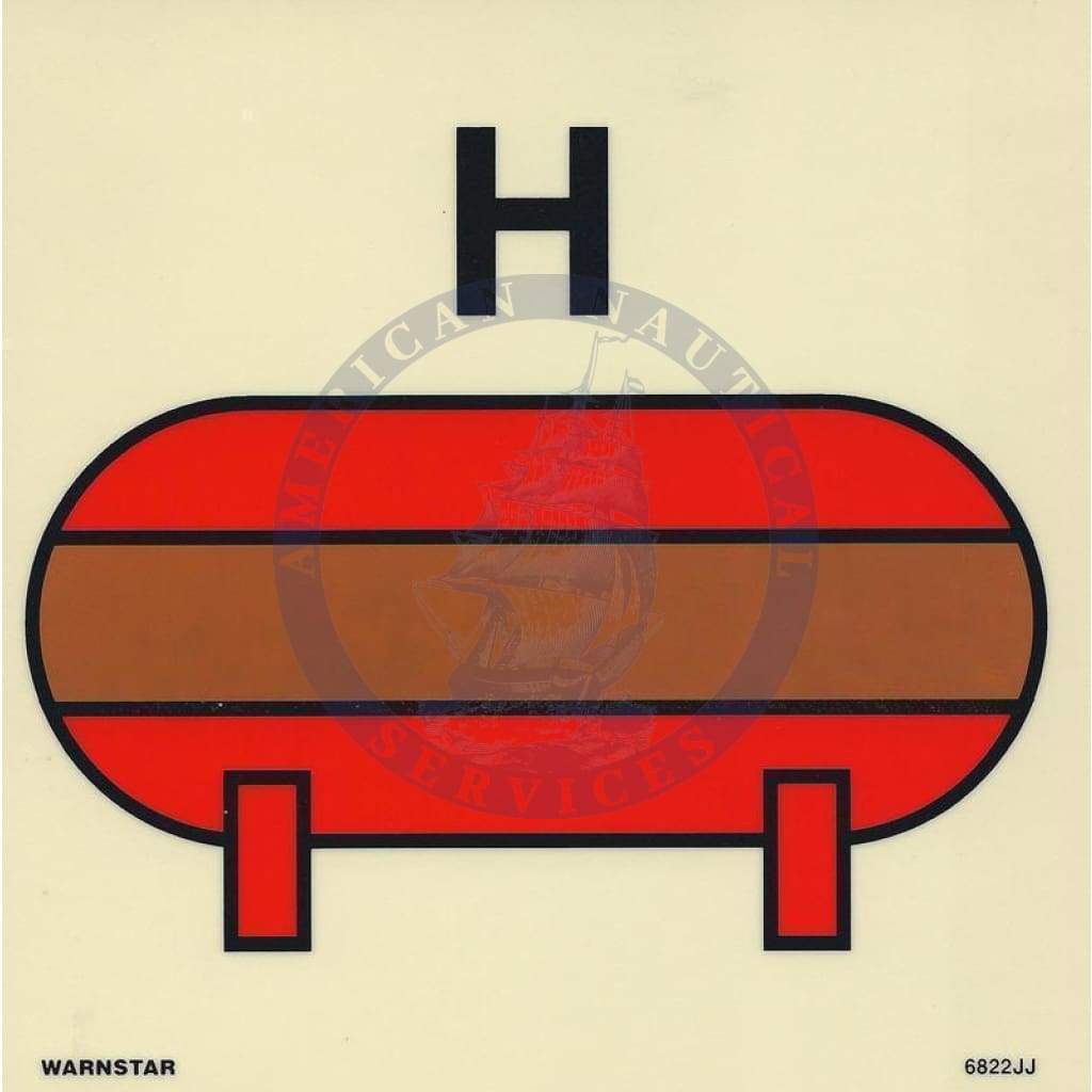 Marine Fire Sign, IMO Fire Control Symbol: Fixed Halon Equivalent Fire ...