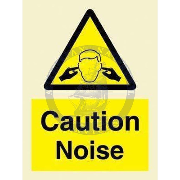 Marine Hazard Sign: Caution Noise