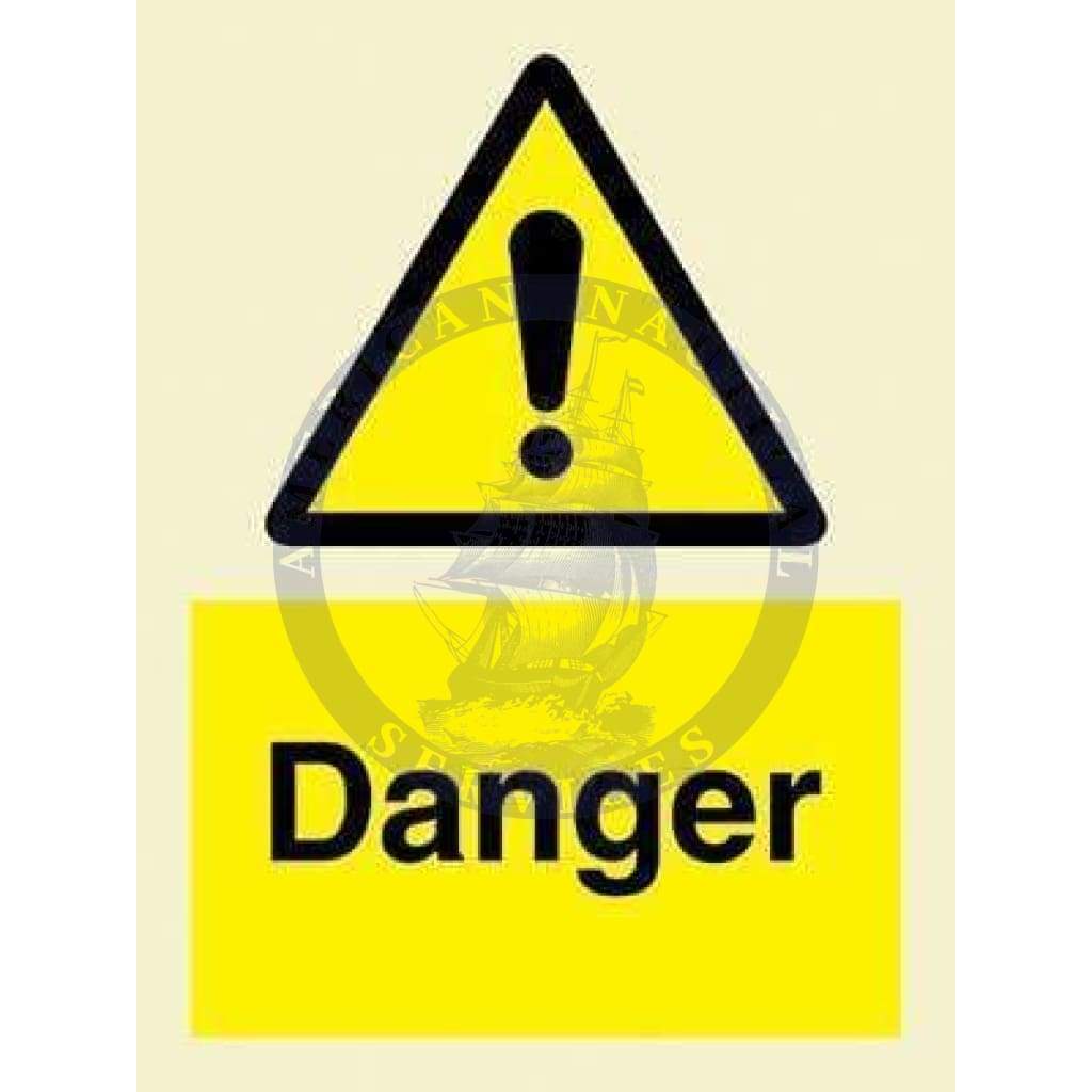 Marine Hazard Sign: Danger