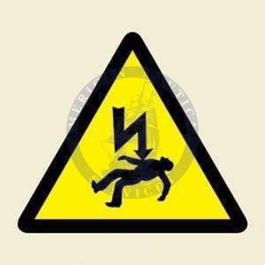 Marine Hazard Sign: Danger of Death Symbol