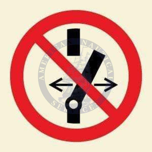 Marine Prohibition Sign: Do Not Switch On/Off Symbol | On Off Symbol ...