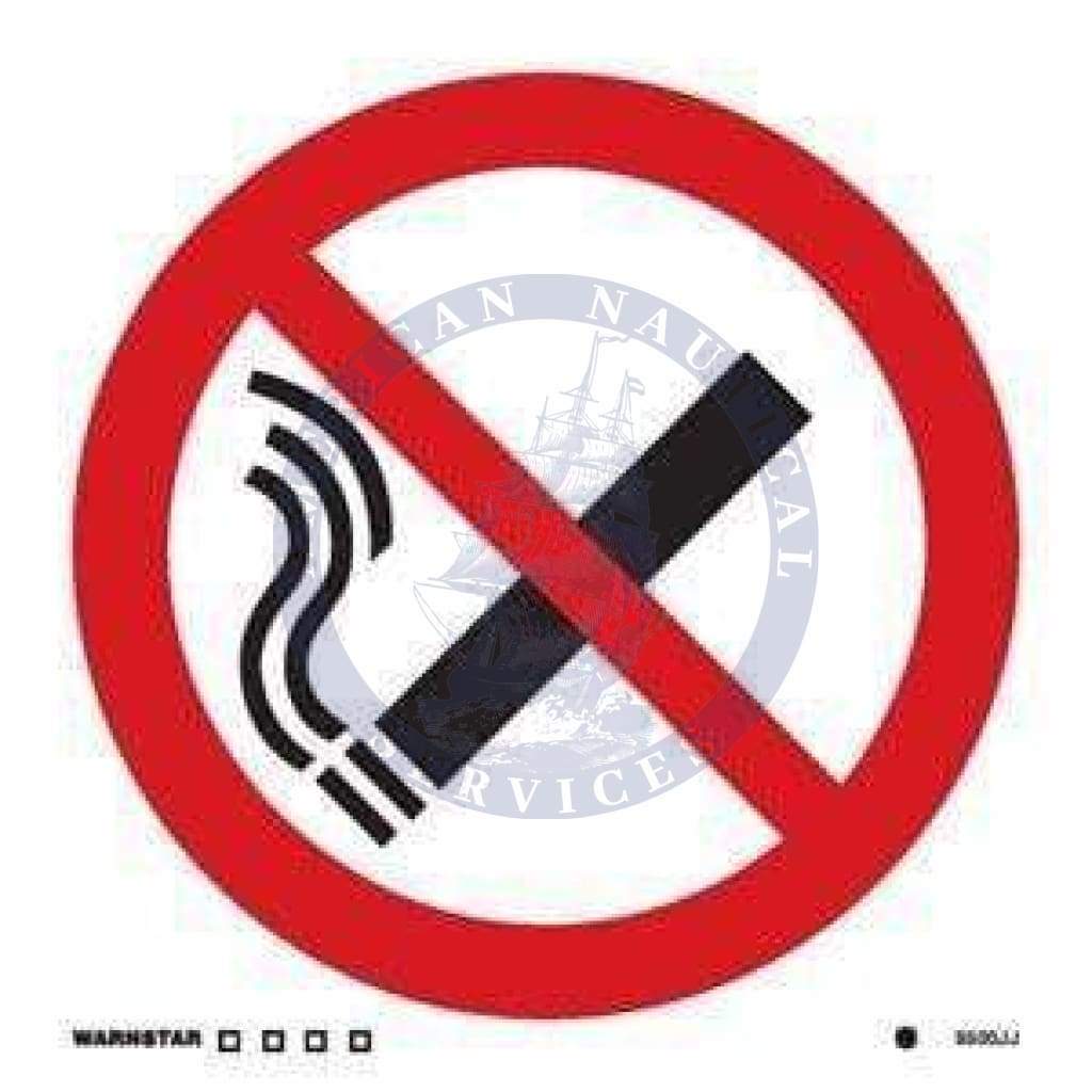 Marine Prohibition Sign: No Smoking Symbol