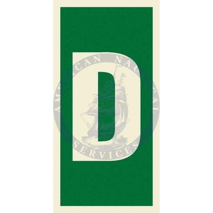 Marine Safety Sign, IMO Life Saving App. Symbol: Letter D