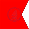 Marine Signal Flag: Letter "B" (Bravo)
