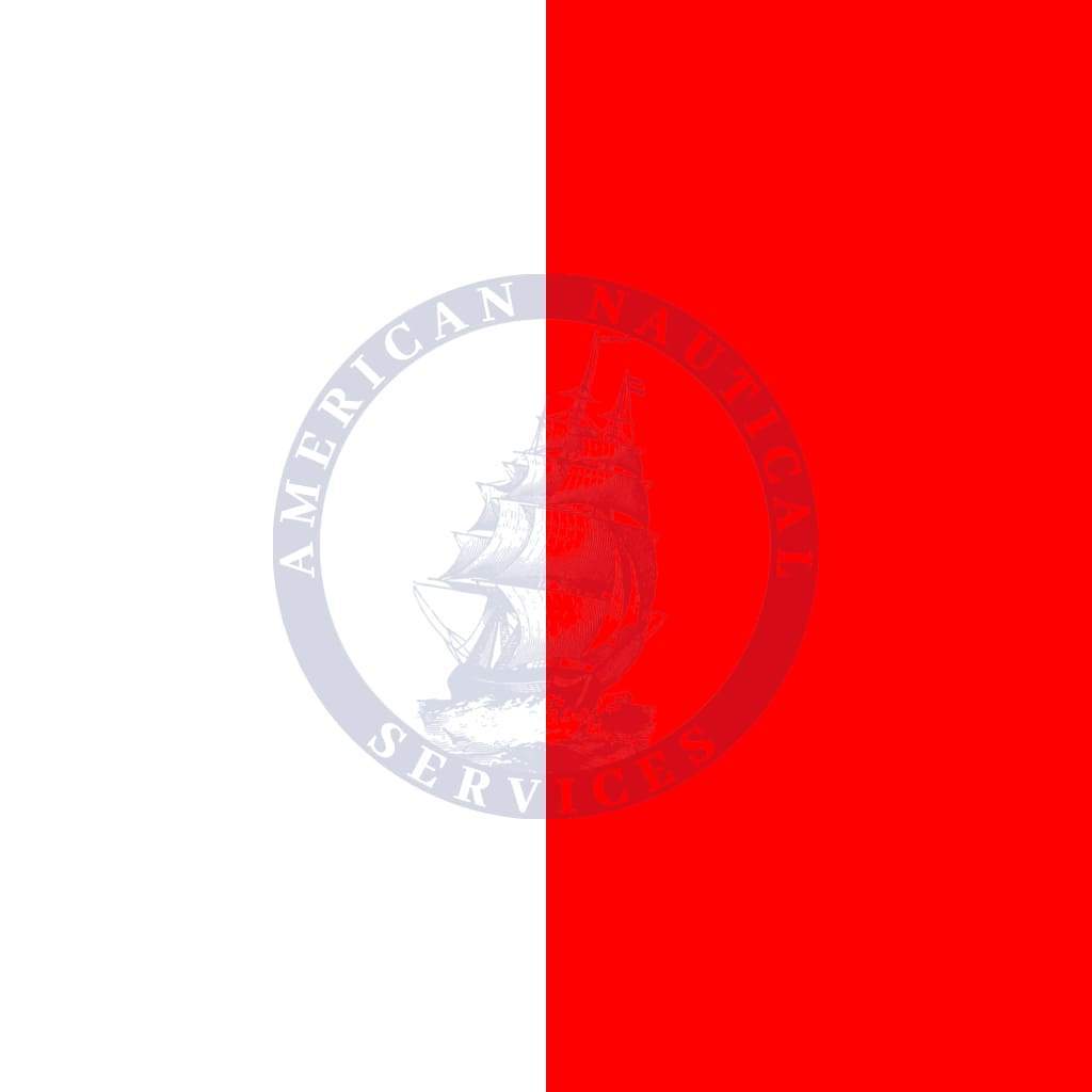 Marine signal flag Letter "H" (Hotel) Signal H H for Hotel Flag