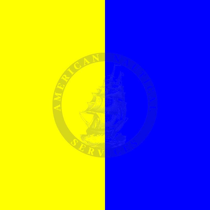 Marine signal flag: Letter "K" (Kilo)