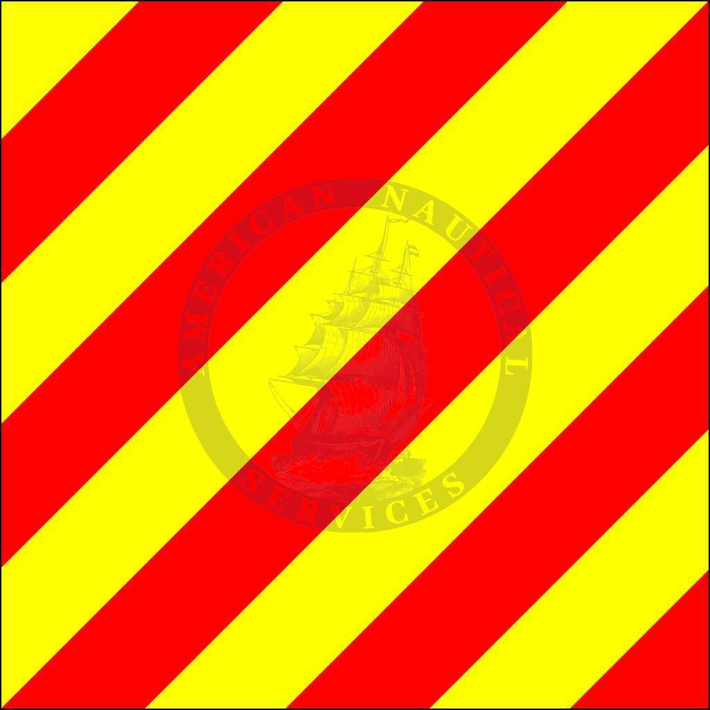 Marine signal flag: Letter 