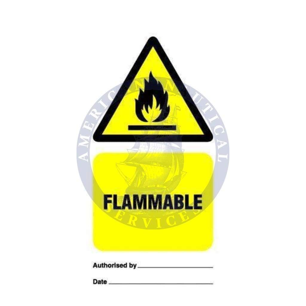Marine Temporary Tie Tag: Tie tag, Flammable - Pack of 10