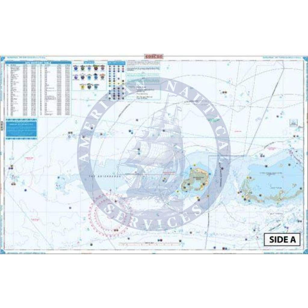 Marquesas Dry Tortugas Offshore Fish and Dive Chart 8F