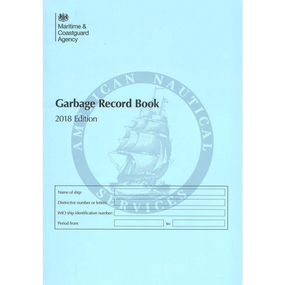 MCA Garbage Record Book 3rd Edition - Amnautical