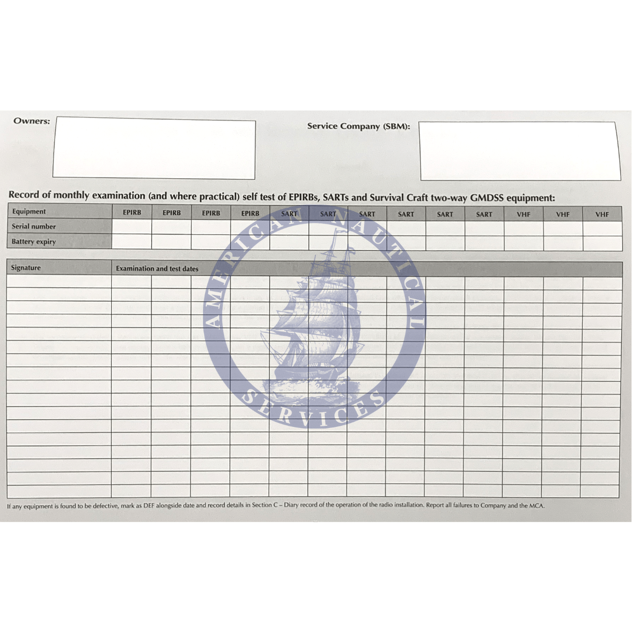 MCA GMDSS Radio Log Book: Global Maritime Distress & Safety System, 3rd Edition