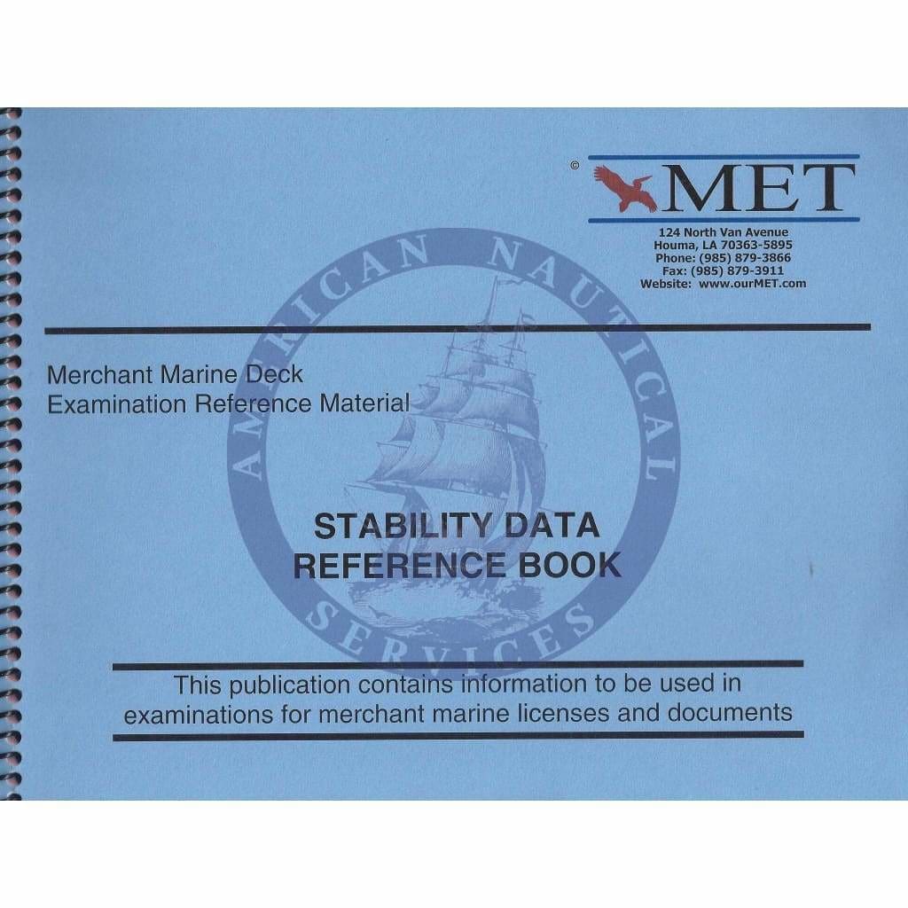 Merchant Marine Deck Examination Reference Material: Stability Data Reference Book (BK-772)