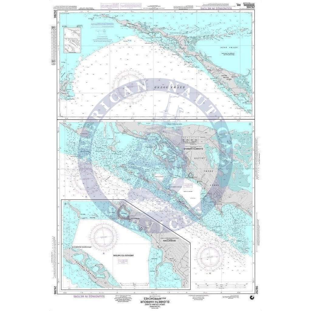 NGA Nautical Chart 26286: Elizabeth Harbour and Approaches