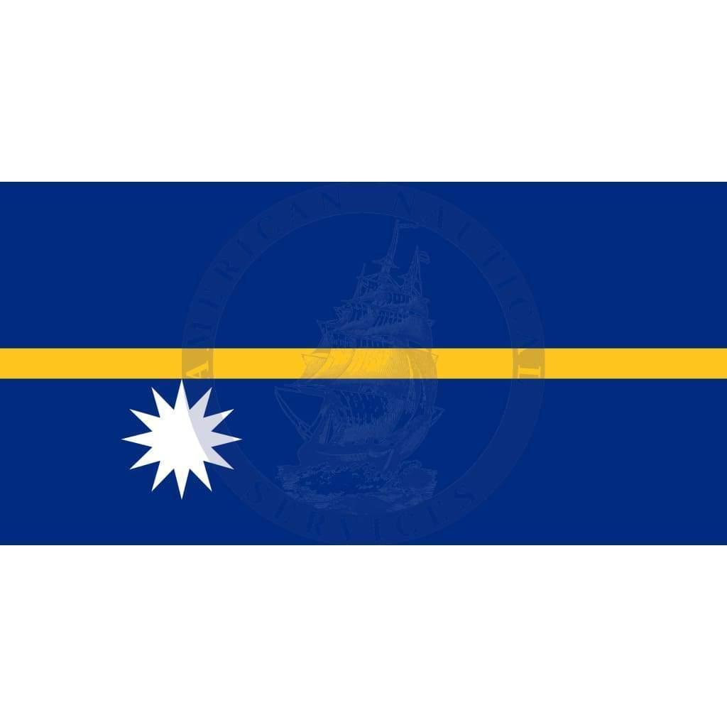 Nauru Country Flag