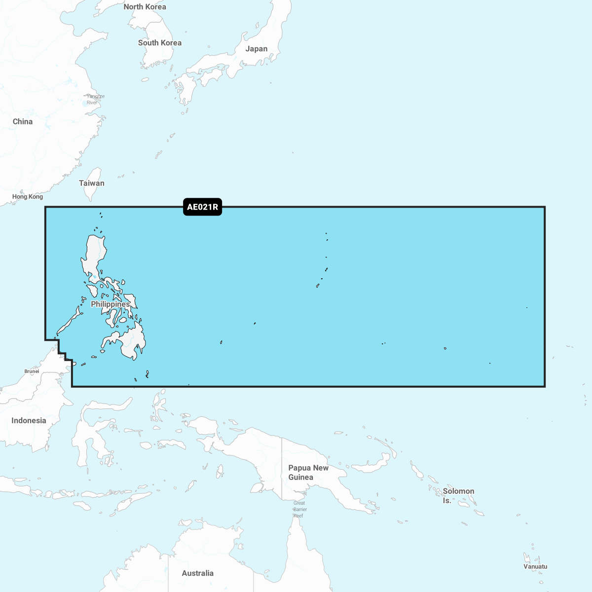 Navionics+ Chart AE021R: Philippines