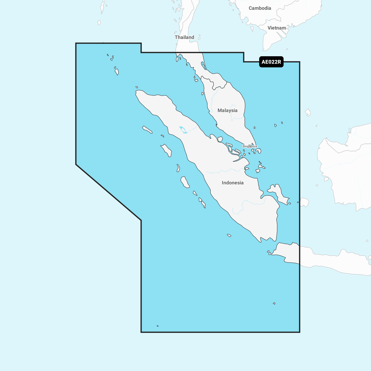 Navionics+ Chart AE022R: Sumatra