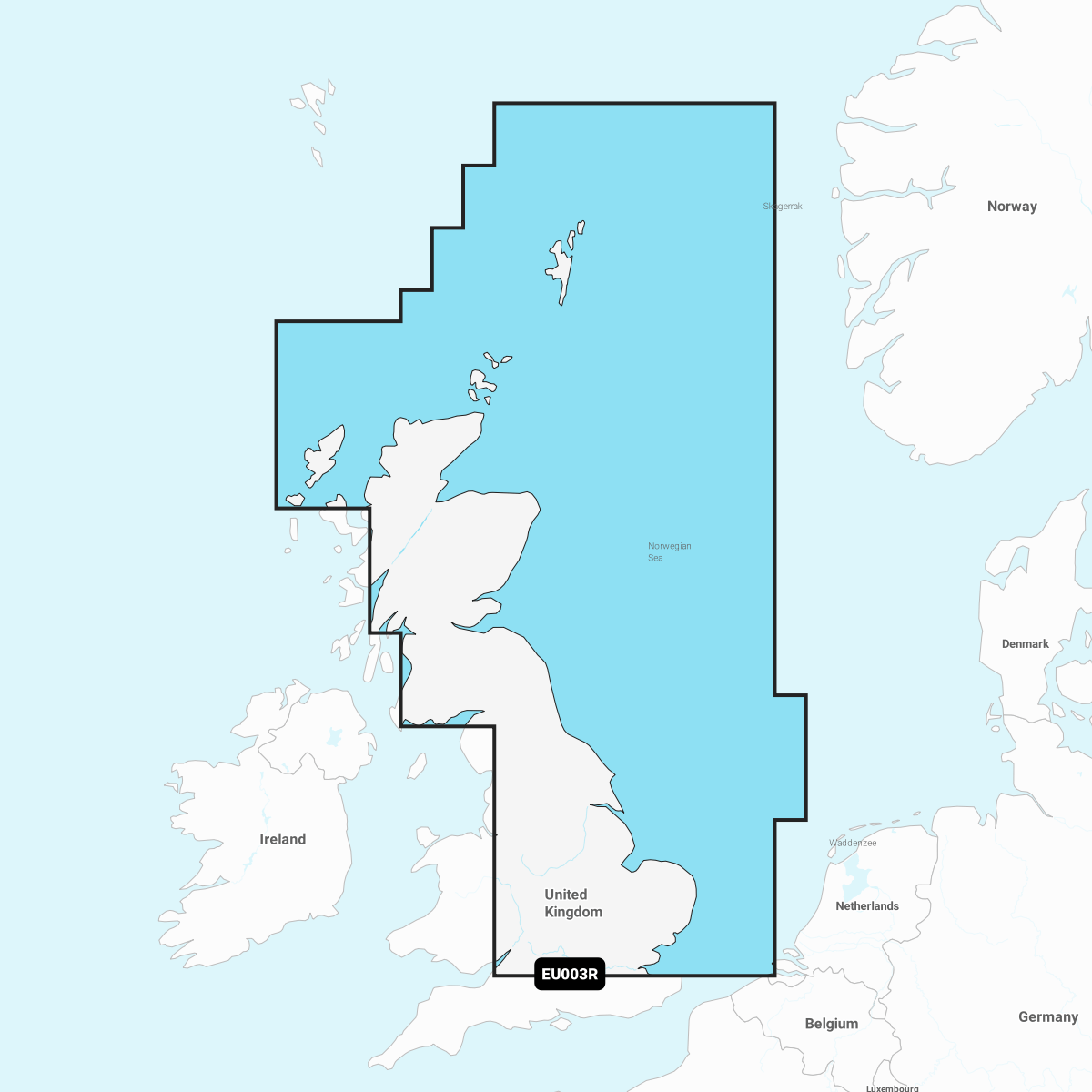 Navionics+ Chart EU003R: Great Britain, Northeast Coast