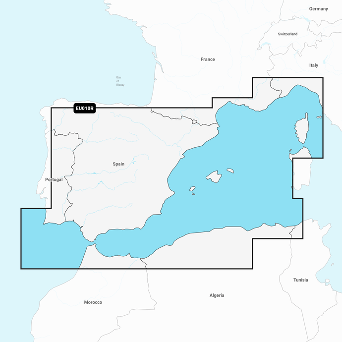 Navionics+ Chart EU010R: Spain, Mediterranean Coast