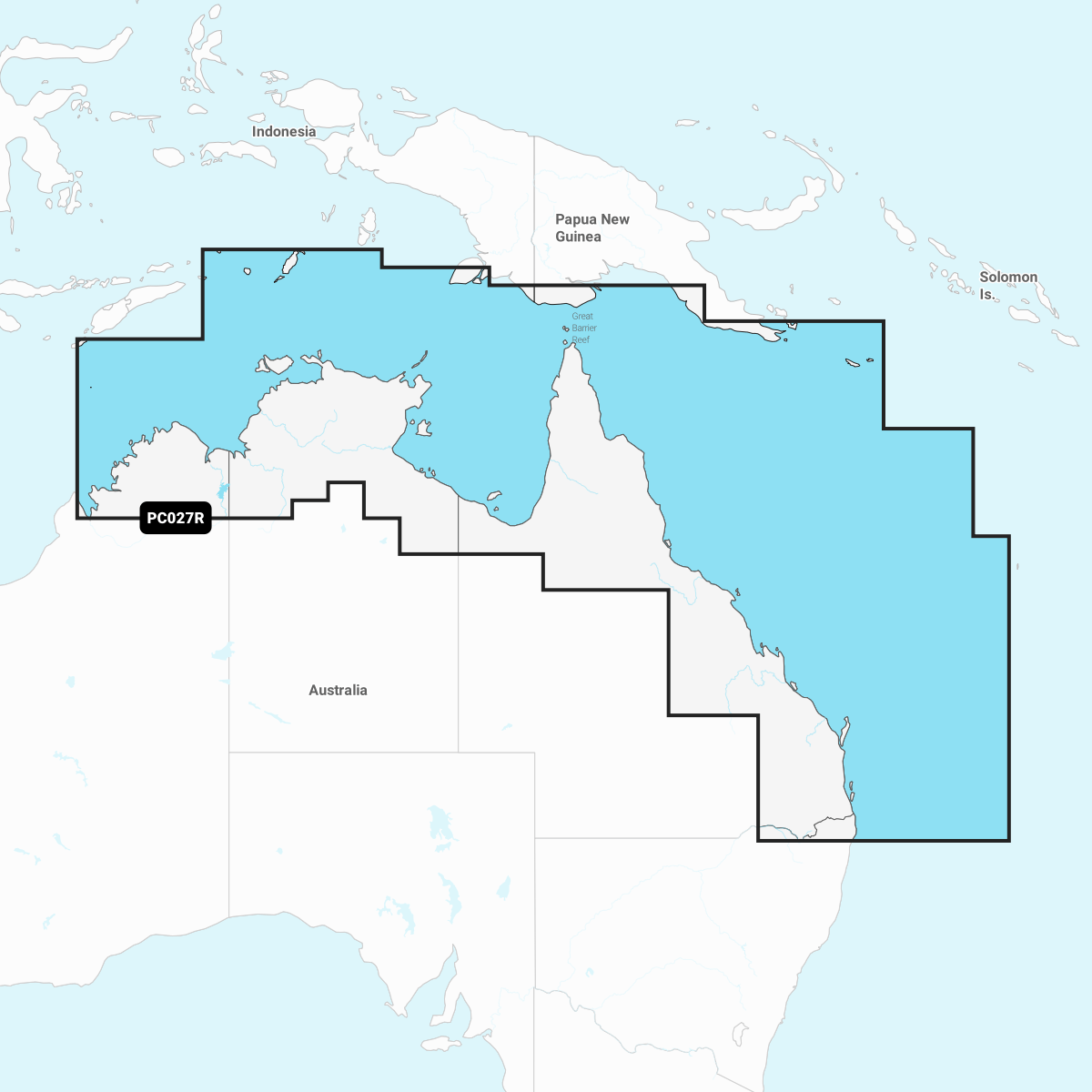 Navionics+ Chart PC027R: Australia, Northeast