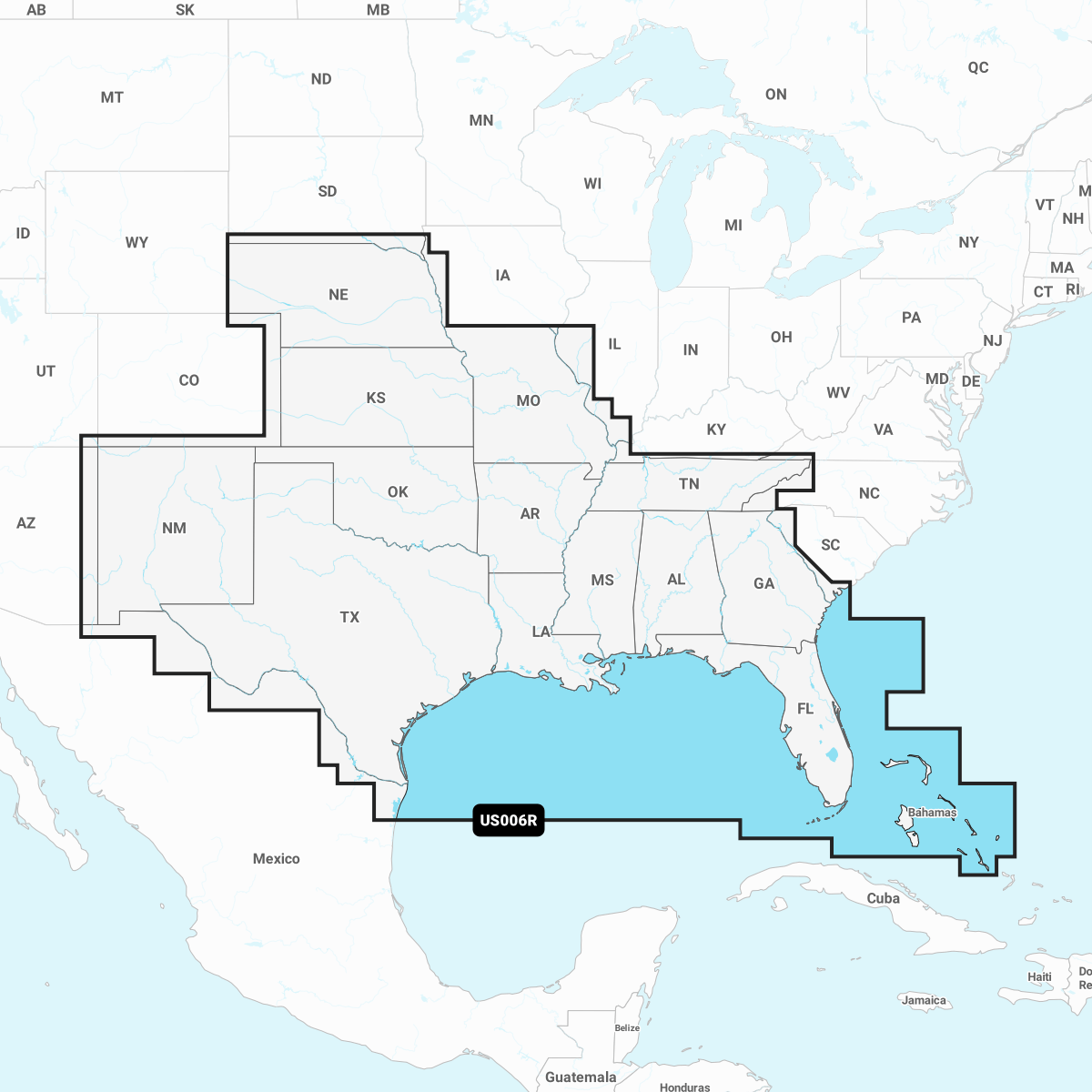 Navionics+ Chart US006R: U.S. South