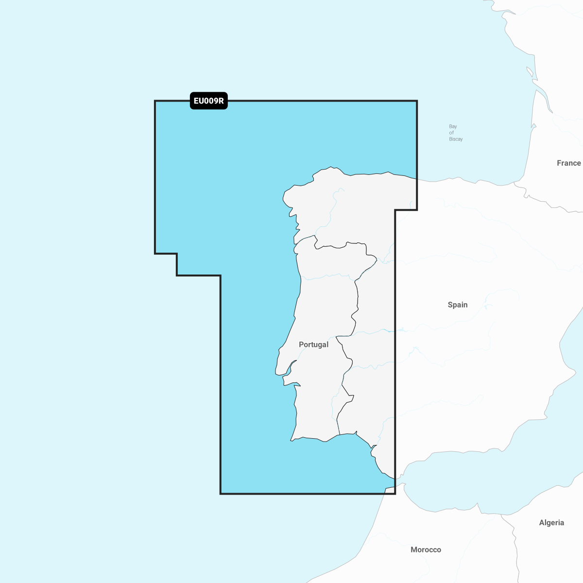 Navionics Platinum+ Chart EU009R: Portugal & Spain, Northwest