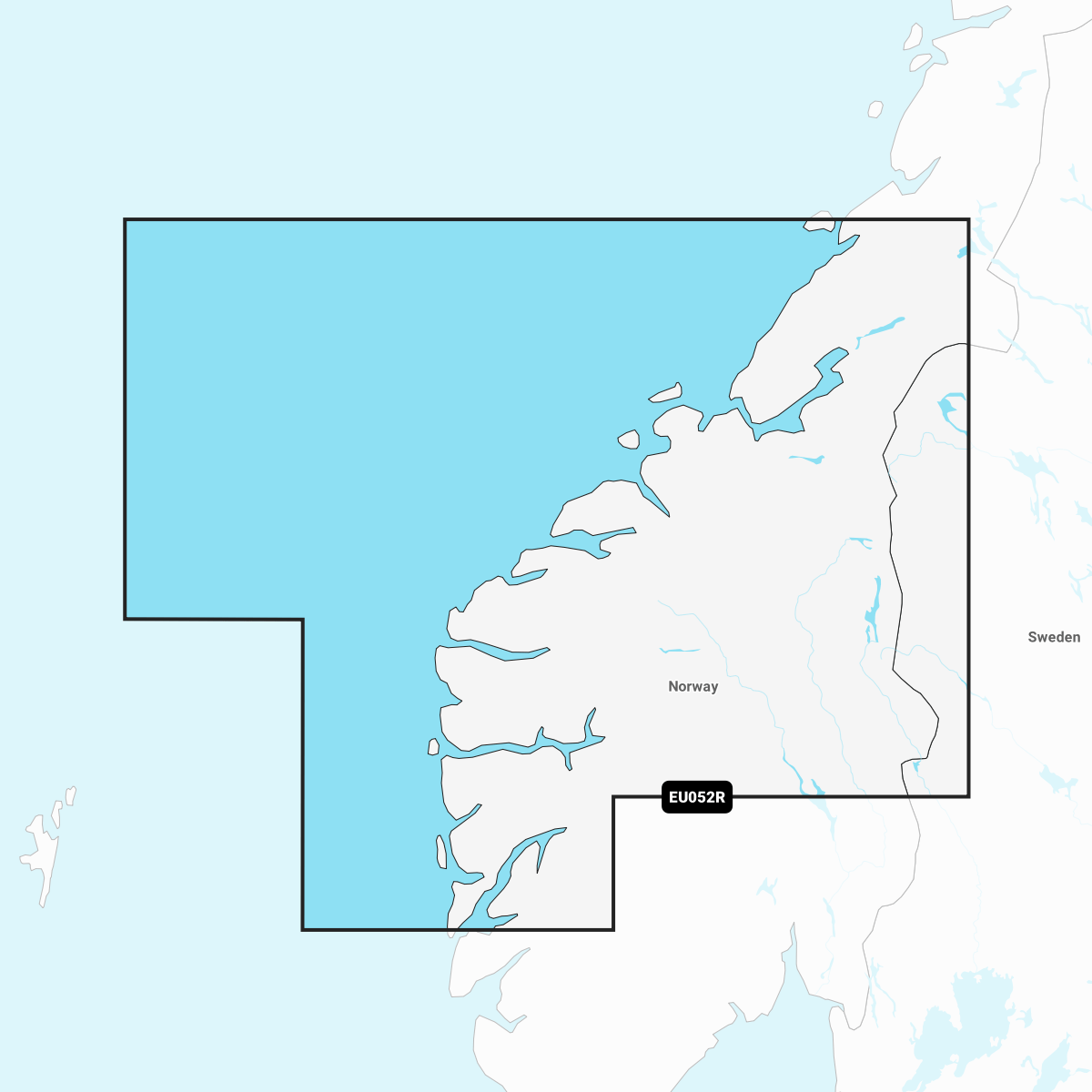 Navionics Platinum+ Chart EU052R: Norway, Sognefjord - Svefjorden