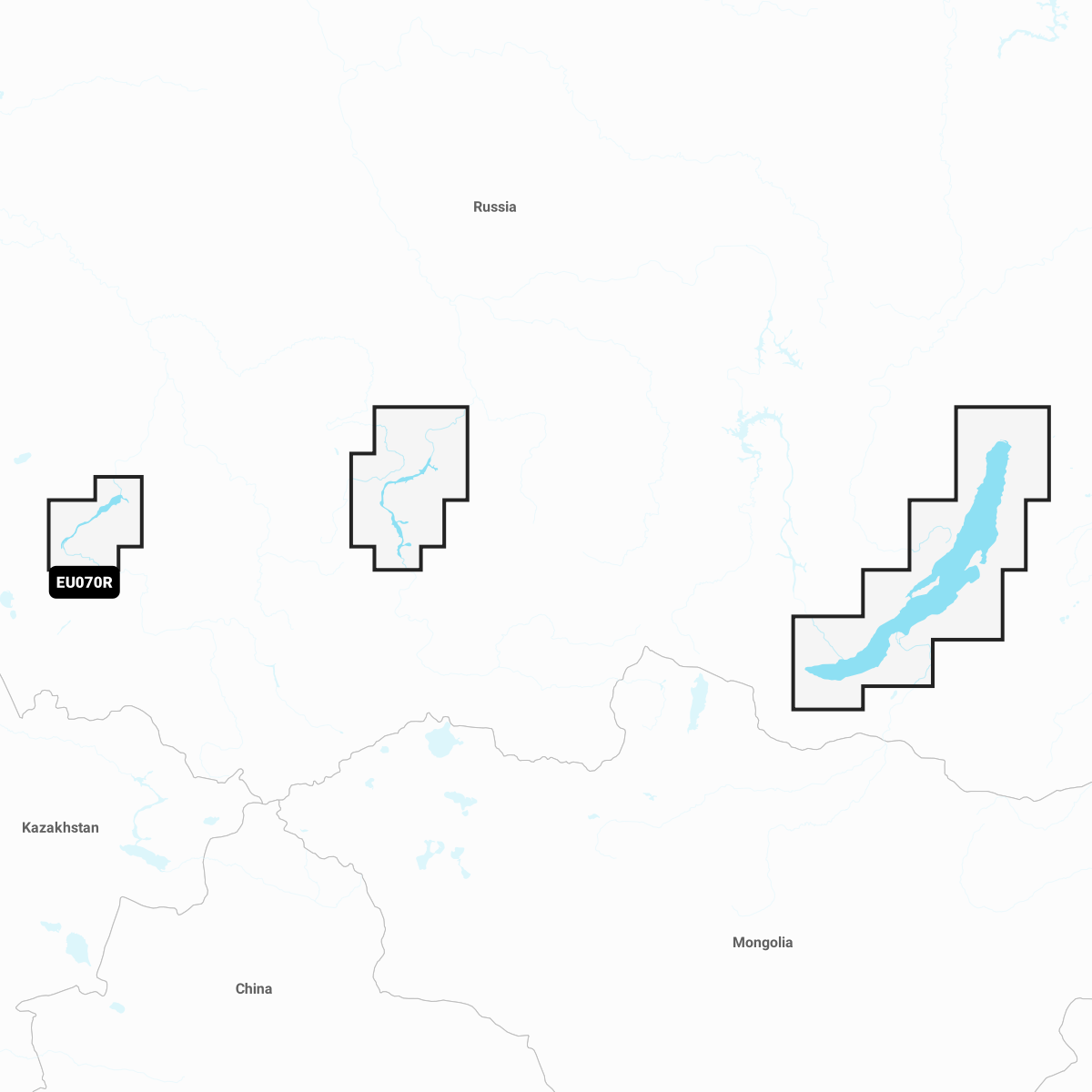 Navionics Platinum+ Chart EU070R: Russia, Lakes & Rivers