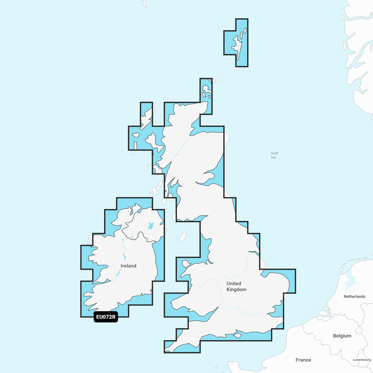 Navionics Platinum+ Chart EU072R: U.K. & Ireland Lakes & Rivers