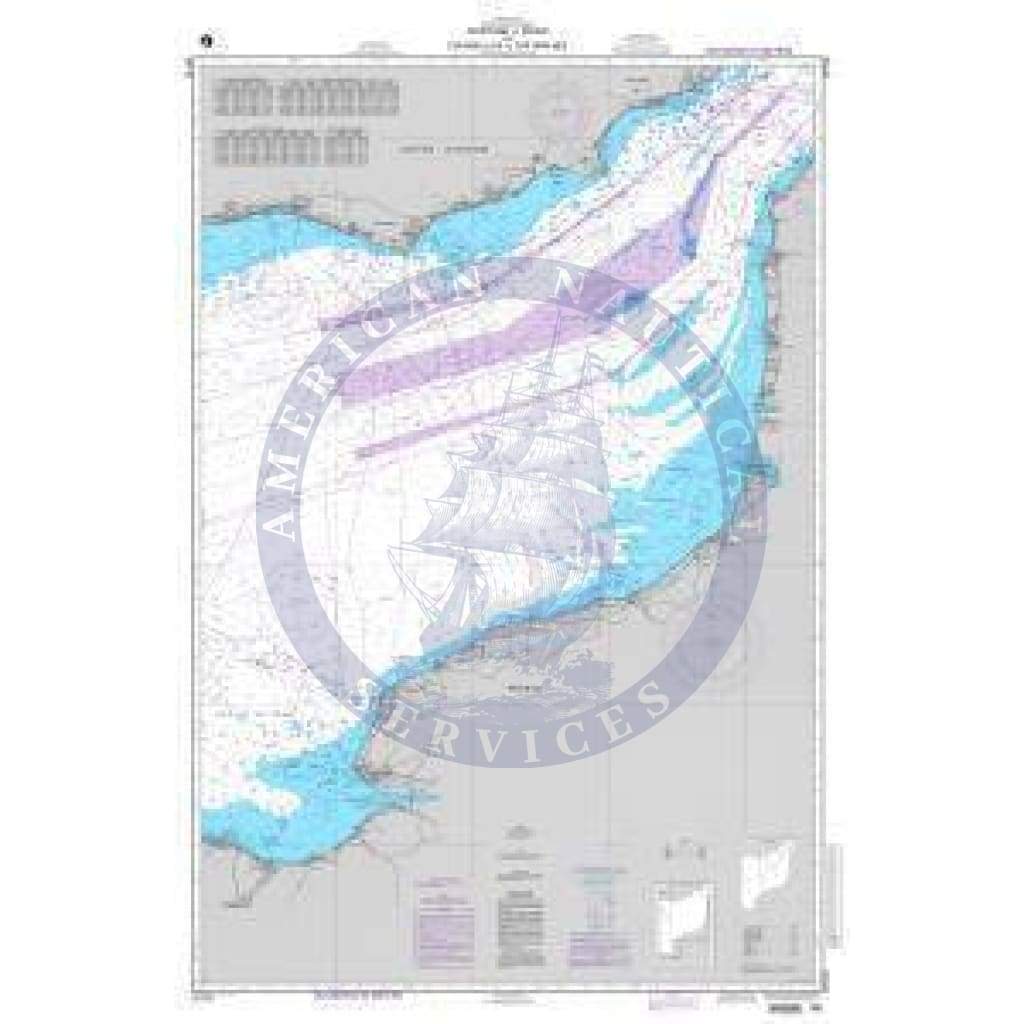 NGA Chart 37110: Worthing to Dover and Courseulles to Cap Gris-Nez