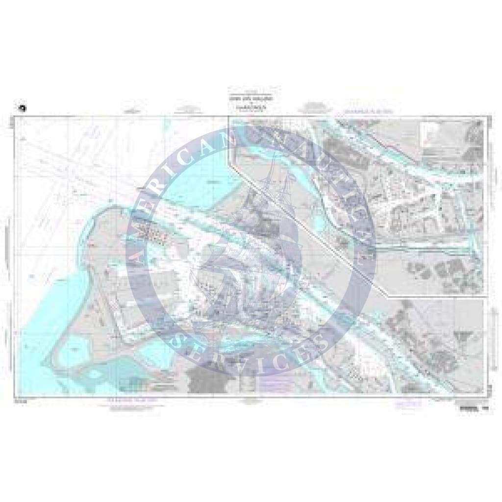 NGA Chart 37242: Hoek van Holland to Vlaardingen (Netherlands)