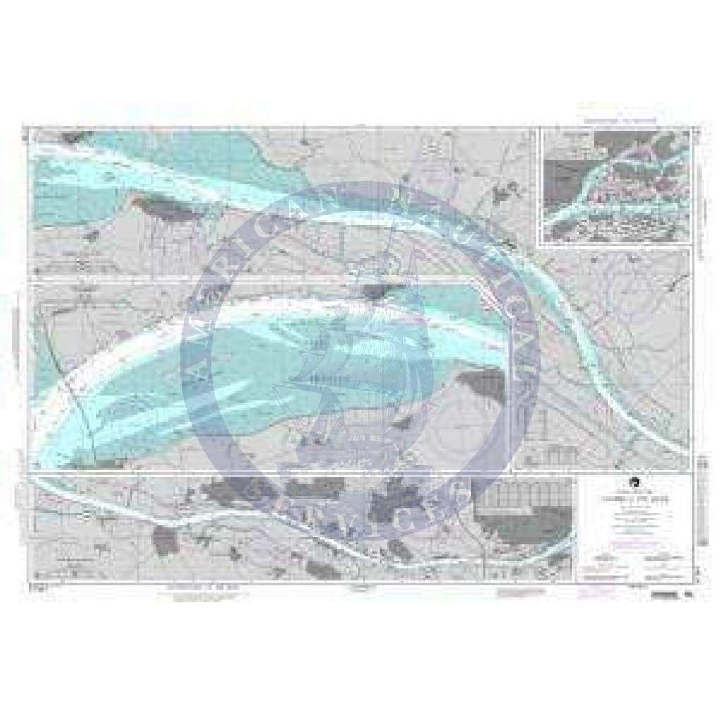 NGA Chart 37367: Course of the Loire (France-West Coast) Panels: A. Pointe De Mindin to Paimboeuf
