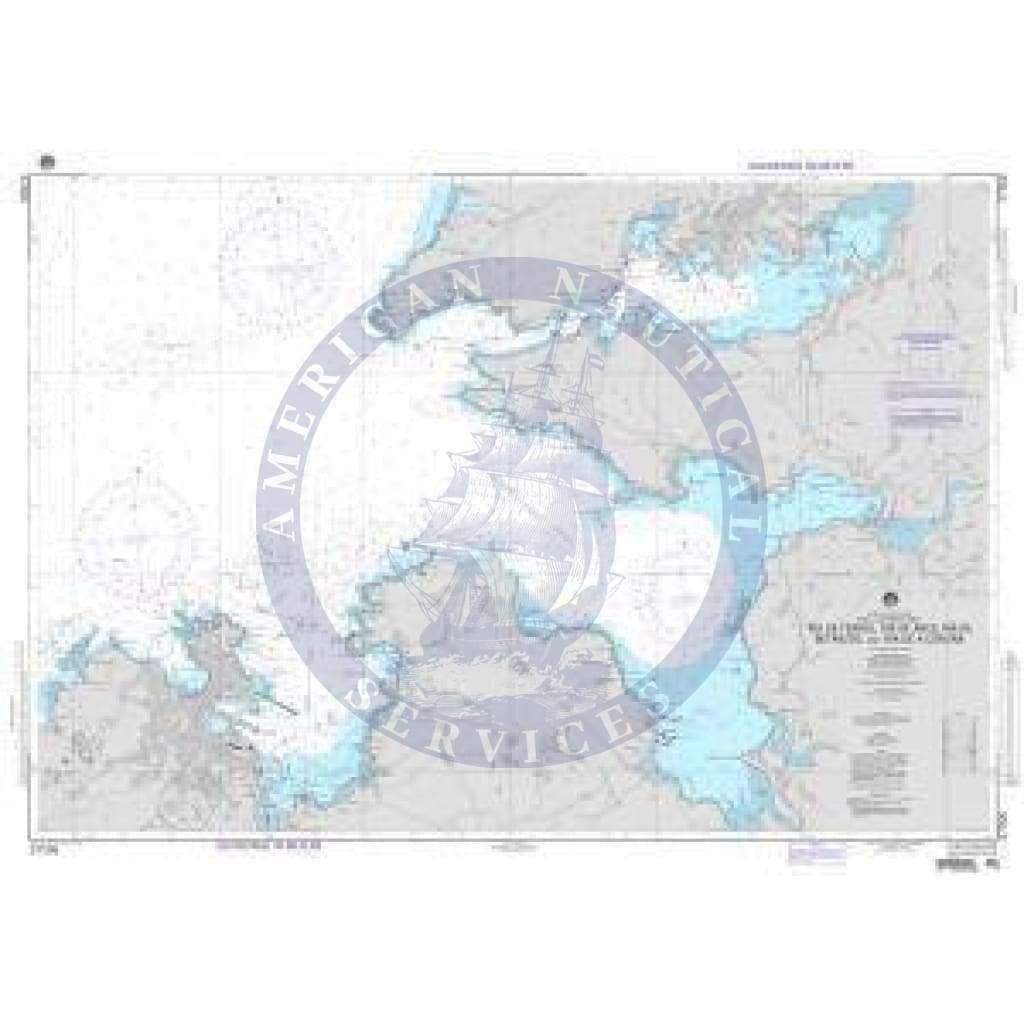 NGA Chart 37506: Ria de Ferrol, Ria de Ares, Ria de Betanzos and Ria de a Coruna