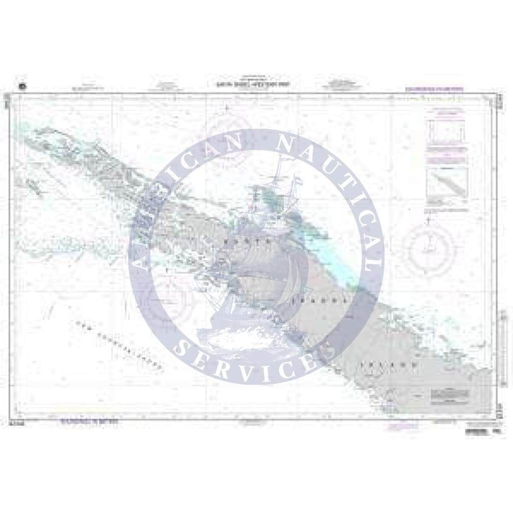 NGA Chart 82349: Santa Isabel-Western Part