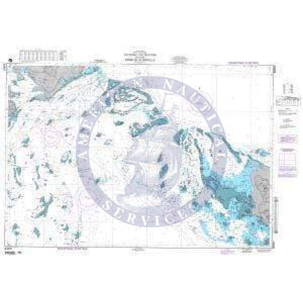 NGA Chart 82697: Ile Ouen to Ile Des Pins including Passe De La Sarcelle