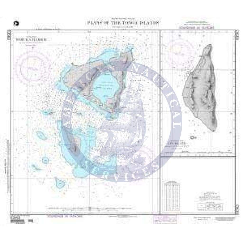 NGA Chart 83563: Plans of the Tonga Islands Nomuka Harbor