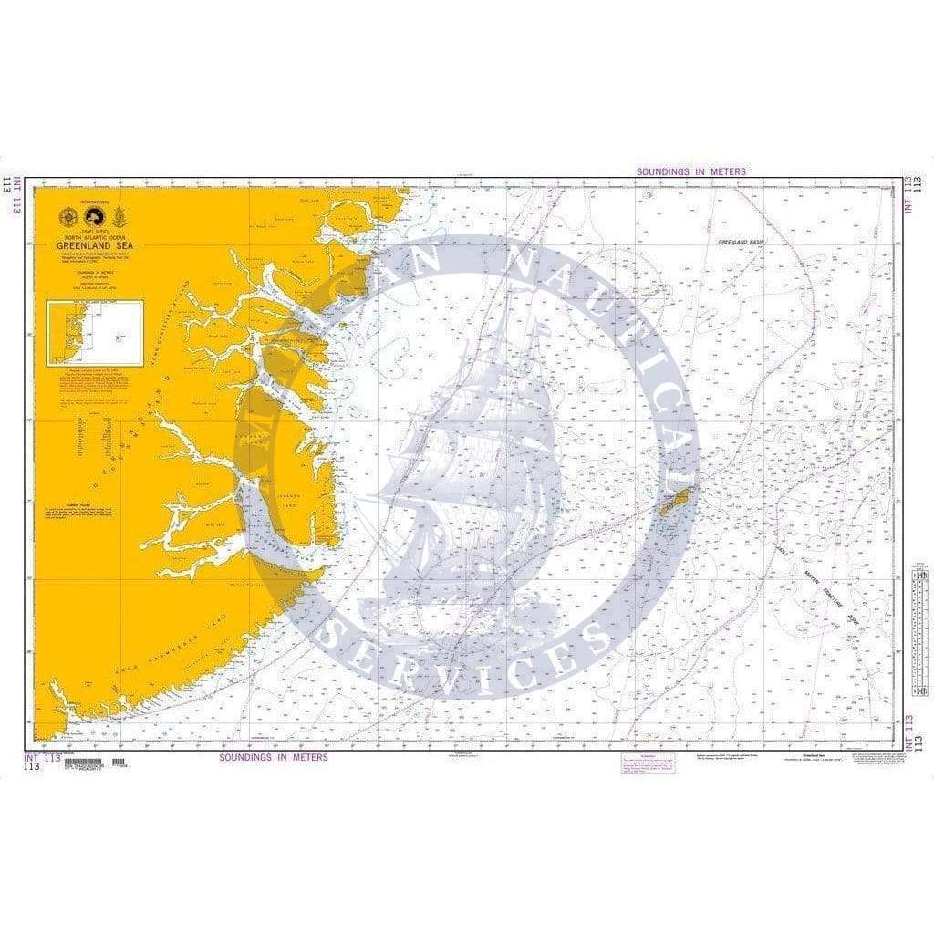 NGA Nautical Chart 113: Greenland Sea