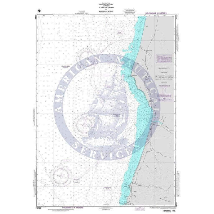 NGA Nautical Chart 18722: Point Arguello to Purisima Point